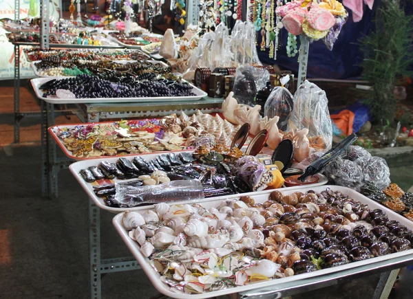 Gift shop of polished shells — Stock Photo, Image