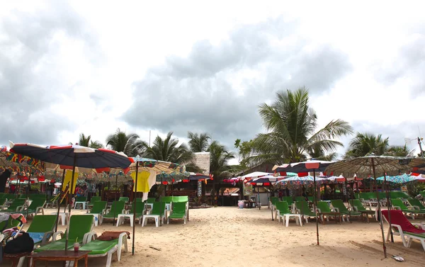 Slutet av stranden dag — Stockfoto