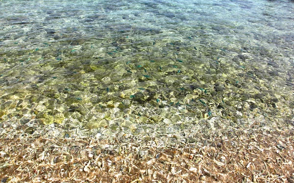 Rocas bajo el agua en el océano —  Fotos de Stock