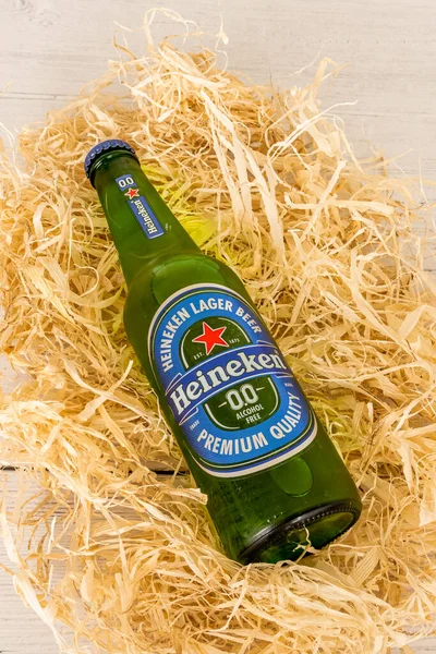 Irvine Skócia Egyesült Királyság 2021 Június Heineken Márkájú Alkoholmentes Sör — Stock Fotó