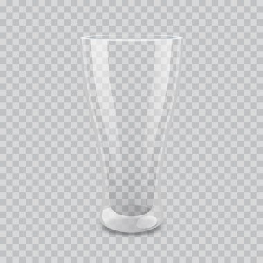 Şeffaf cam vektör çizim