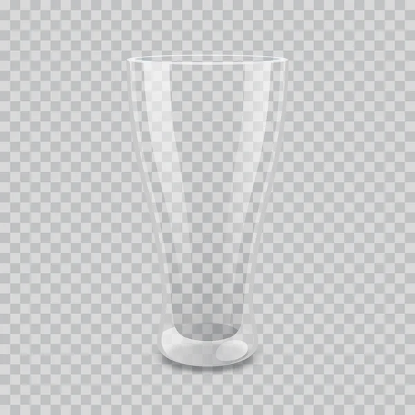 Ilustración de vector de vidrio transparente — Archivo Imágenes Vectoriales