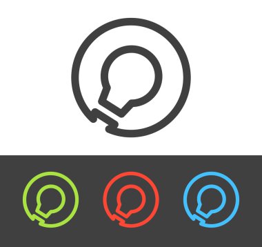 vektör ampul simgesi