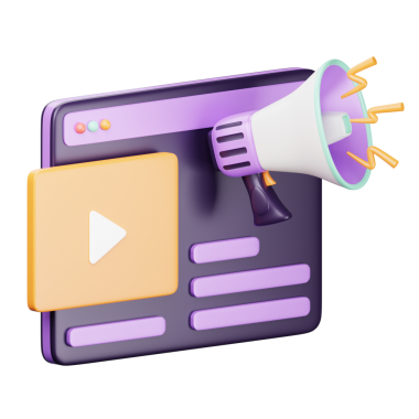 İçerik Pazarlama modern 3d resimleme şeffaf arkaplanda izole