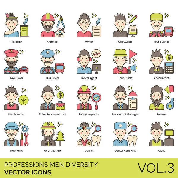 Meslek Farklılığı Simgeleri: Muhasebeci, Aktör, Hava Trafik Kontrolörü, Hayvan Eğitmeni, Mimar, Sanatçı, Yardımcı, Astronot, Astronom, Sporcu, Baker, Banker, Otobüs Şoförü, İş Dünyası