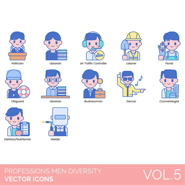 Meslek Farklılığı Simgeleri: Muhasebeci, Aktör, Hava Trafik Kontrolörü, Hayvan Eğitmeni, Mimar, Sanatçı, Yardımcı, Astronot, Astronom, Sporcu, Baker, Banker, Otobüs Şoförü, İş Dünyası 