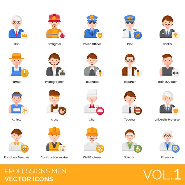 Meslek Simgeleri: Muhasebeci, Aktör, Hava Trafik Denetçisi, Hayvan Eğitmeni, Mimar, Sanatçı, Astronot, Astronot, Astronom, Sporcu, Baker, Banker, Otobüs Şoförü, İş Analisti