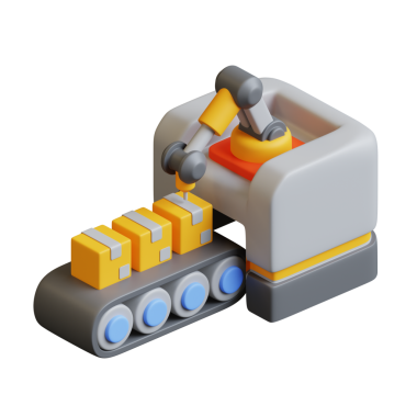 Saydam arkaplanda izole edilmiş web kullanımı için Ürün Satırı 3d biçim illüstrasyonu