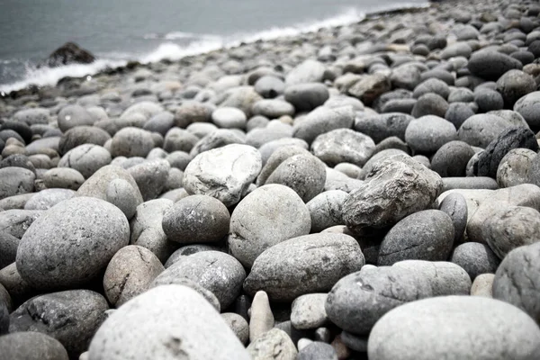 Kiezels Het Strand Close — Stockfoto