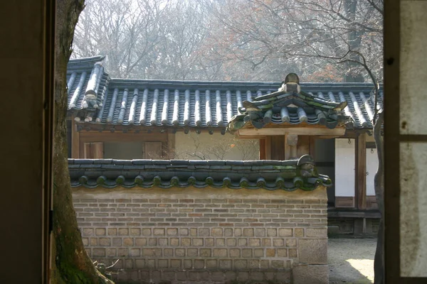 Gyeongbokgung Στη Σεούλ Νότια Κορέα — Φωτογραφία Αρχείου
