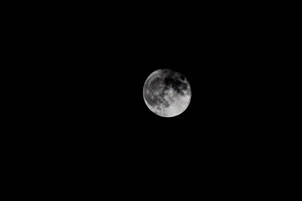 Volle Maan Donkere Nacht — Stockfoto