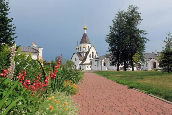 Das Mariä Himmelfahrt Kloster Der Diözese Krasnojarsk Der Russisch Orthodoxen — Stockfoto