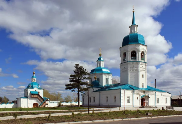 Den Heliga Förhärligandets Kloster Yeniseisk Stad Komplexet Spaso Preobrazhensky Klostret — Stockfoto