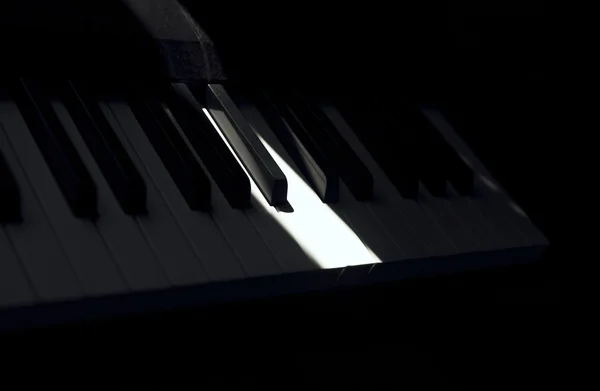 Grand Piano keys — Stock Photo, Image