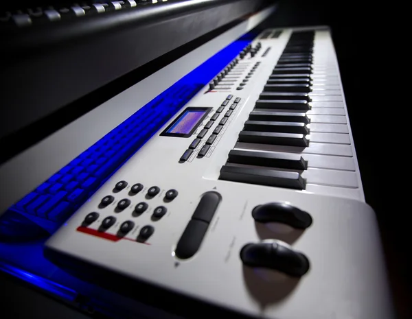 MIDI-keyboard — Stockfoto