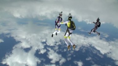 profesyonel skydivers serbest düşüş yapmak 