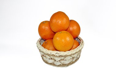 sepet olgun portakal