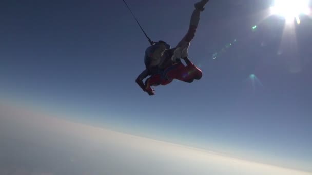 parachutistes en tandem 