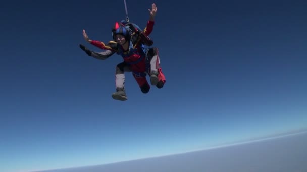 parachutistes en tandem 