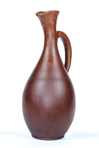 Antique vintage Slavic earthenware jug — Stock Photo, Image