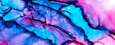 Soyut renk arkaplanı, el yapımı alkol boyası, sıvı mürekkep tekniği.