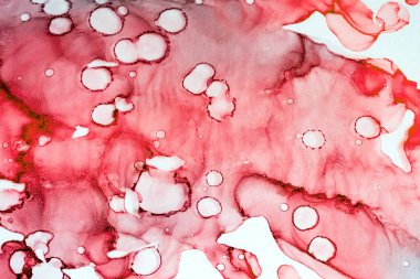 Soyut renk arkaplanı, el yapımı alkol boyası, sıvı mürekkep tekniği.