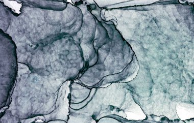 Soyut renk arkaplanı, el yapımı alkol boyası, sıvı mürekkep tekniği.