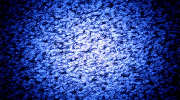 Suluboya Taklit Tekniğine Sahip Dijital Illüstrasyon Mavi Renk Soyut Arkaplan — Stok fotoğraf