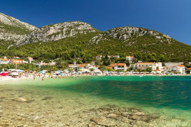 Akdeniz, Klek resort yakınındaki Bosna ve Hersek Hırvatistan güzel plaj
