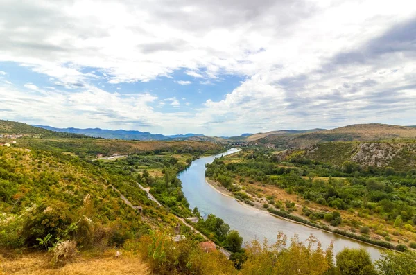 Vallei van de rivier Neretva, Bosnië en Herzegovina — Stockfoto