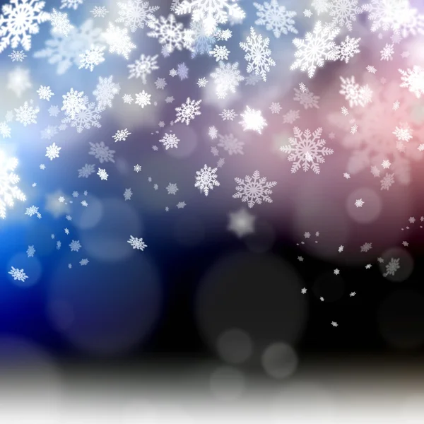 Elegant christmas background snowflakes illustration — Stock Photo, Image