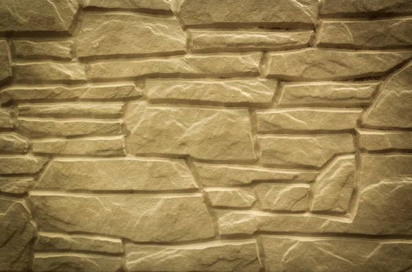 Стіна з натурального каменю для сучасного зовнішнього інтер'єру — стокове фото