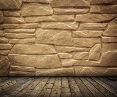eski taş iç arka plan