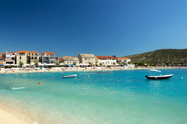 Strand in Primosten, Kroatië — Stockfoto