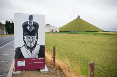 Waterloo memorial Belçika