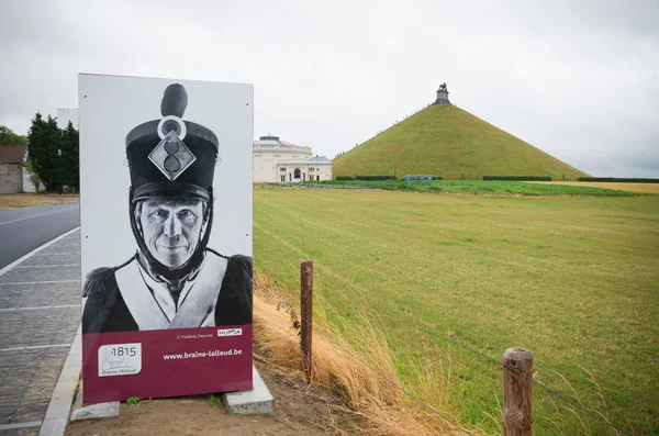 Waterloo memorial in Belgium — Stock Photo, Image