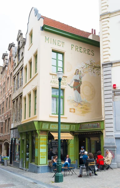 Restaurant in Brussel — Stockfoto