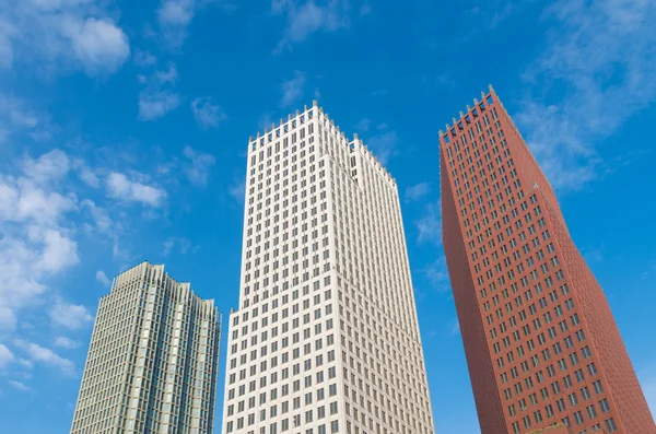Modern skyscrapers in the netherlands — Stock Photo, Image