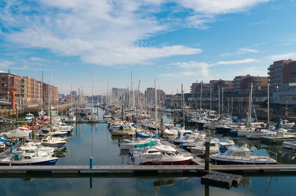 Puerto deportivo en los Países Bajos — Foto de Stock