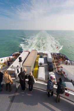 Kuzey Denizi geçerken Feribot Tekne