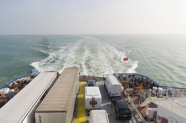Ferry boat crossing the north sea — Stock Photo, Image
