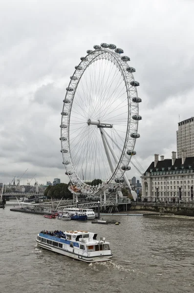 Pariserhjul til London-øyne – stockfoto