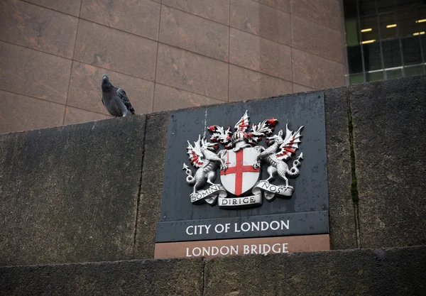 Cidade de sinal de Londres — Fotografia de Stock