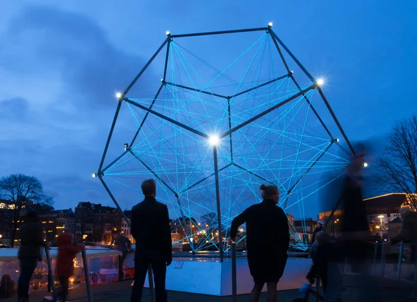 Amsterdam festival de luz — Fotografia de Stock