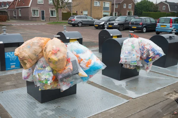 Waste collection point — Stock Photo, Image