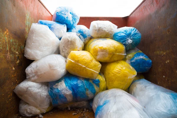 Large Sea Container Plastic Waste — Stock Photo, Image