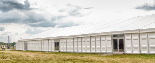 Witte gebeurtenis tent — Stockfoto