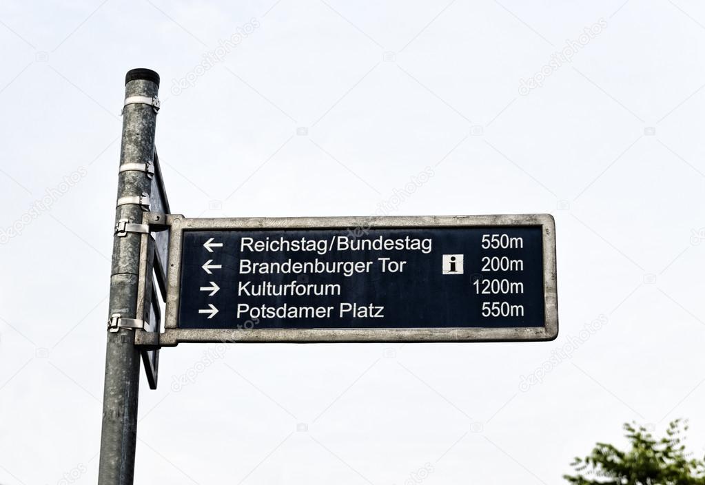 berlin street sign