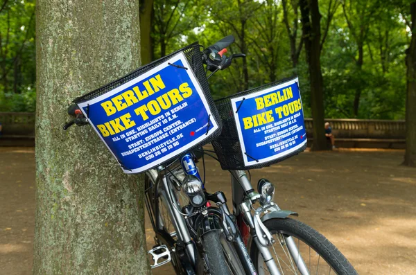 Uthyrning av cyklar i berlin — Stockfoto