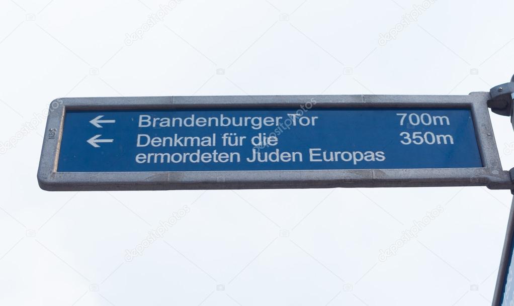 berlin street sign